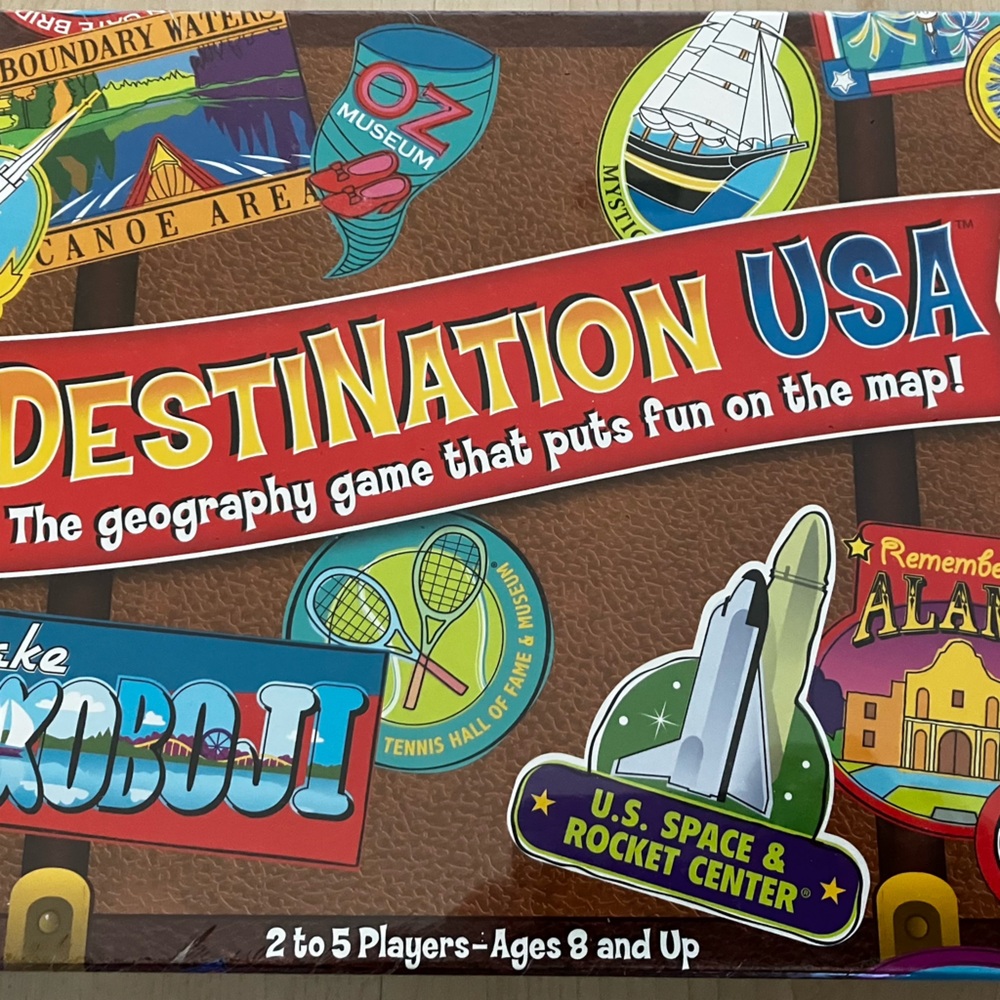 Destination USA Geography Board Game - NEW